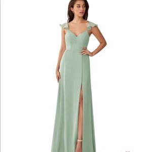 AZAZIE Everett Maxi Dress in Agave